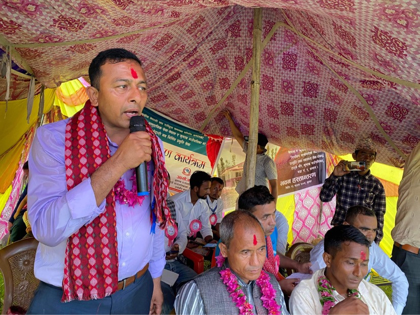एनआरएनए अमेरिकाले  सल्यानमा बनाएको प्रसुती गृह तथा स्वास्थ्य सेवा केन्द्र भवन हस्तान्तरण